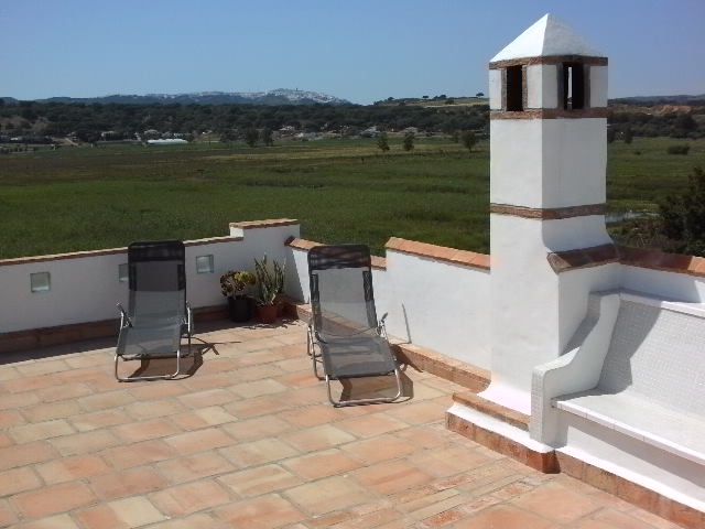 relax on the roof terrace